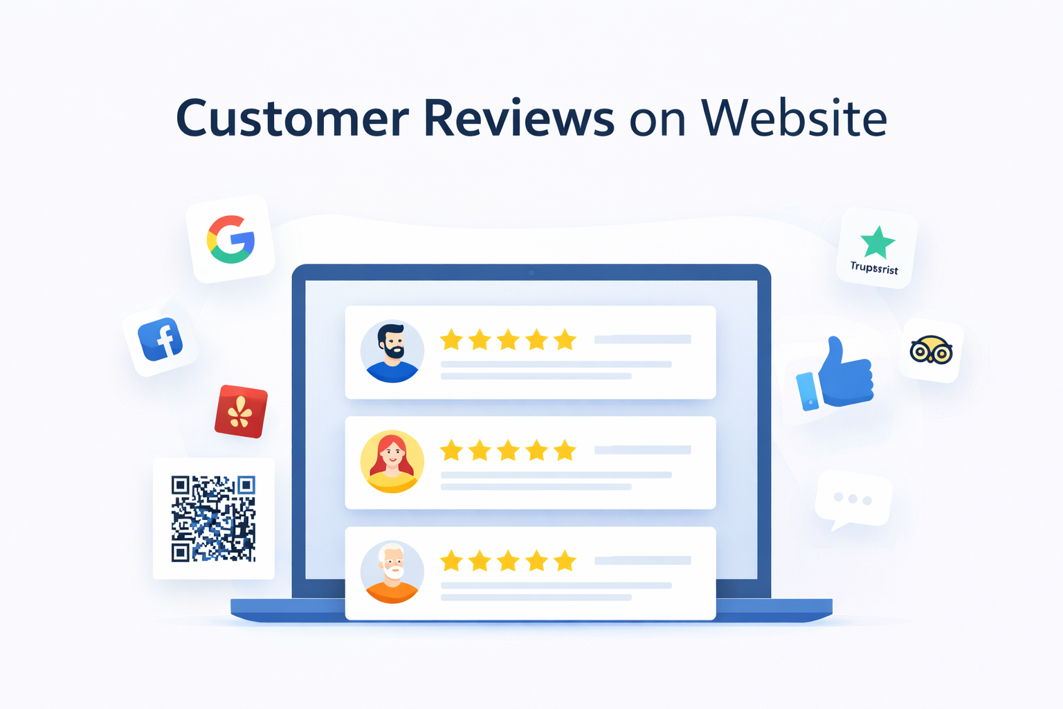 customer reviews on website