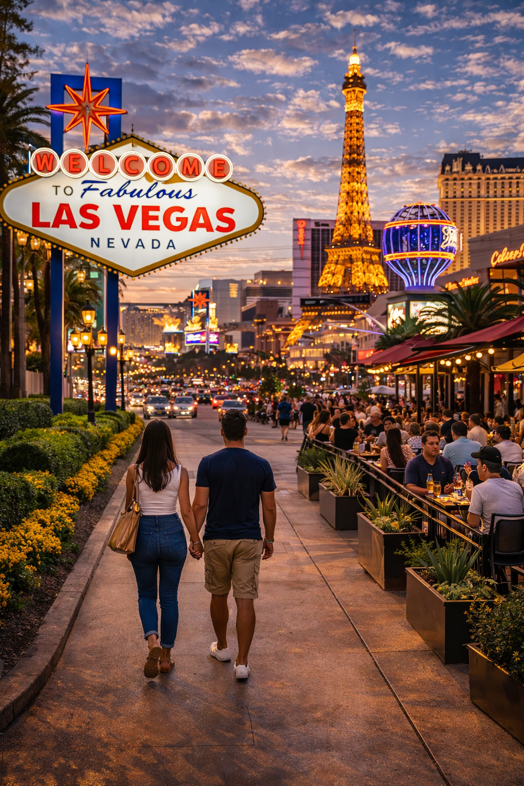 Las Vegas skyline illustrating local SEO growth and Google Maps visibility for local businesses.